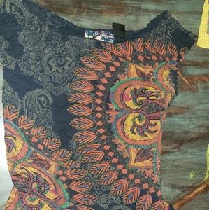 Off the shoulder womens shirt